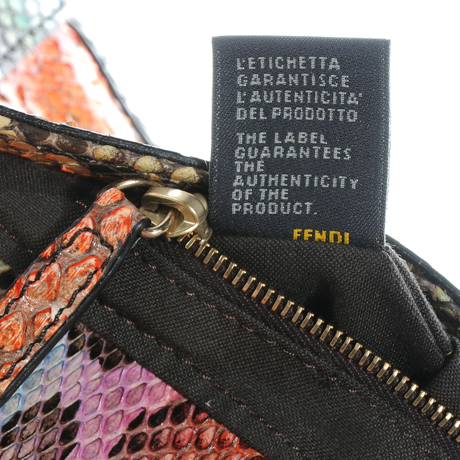 Fendi Python Maxi Baguette Bag Multicolor 11 of 11