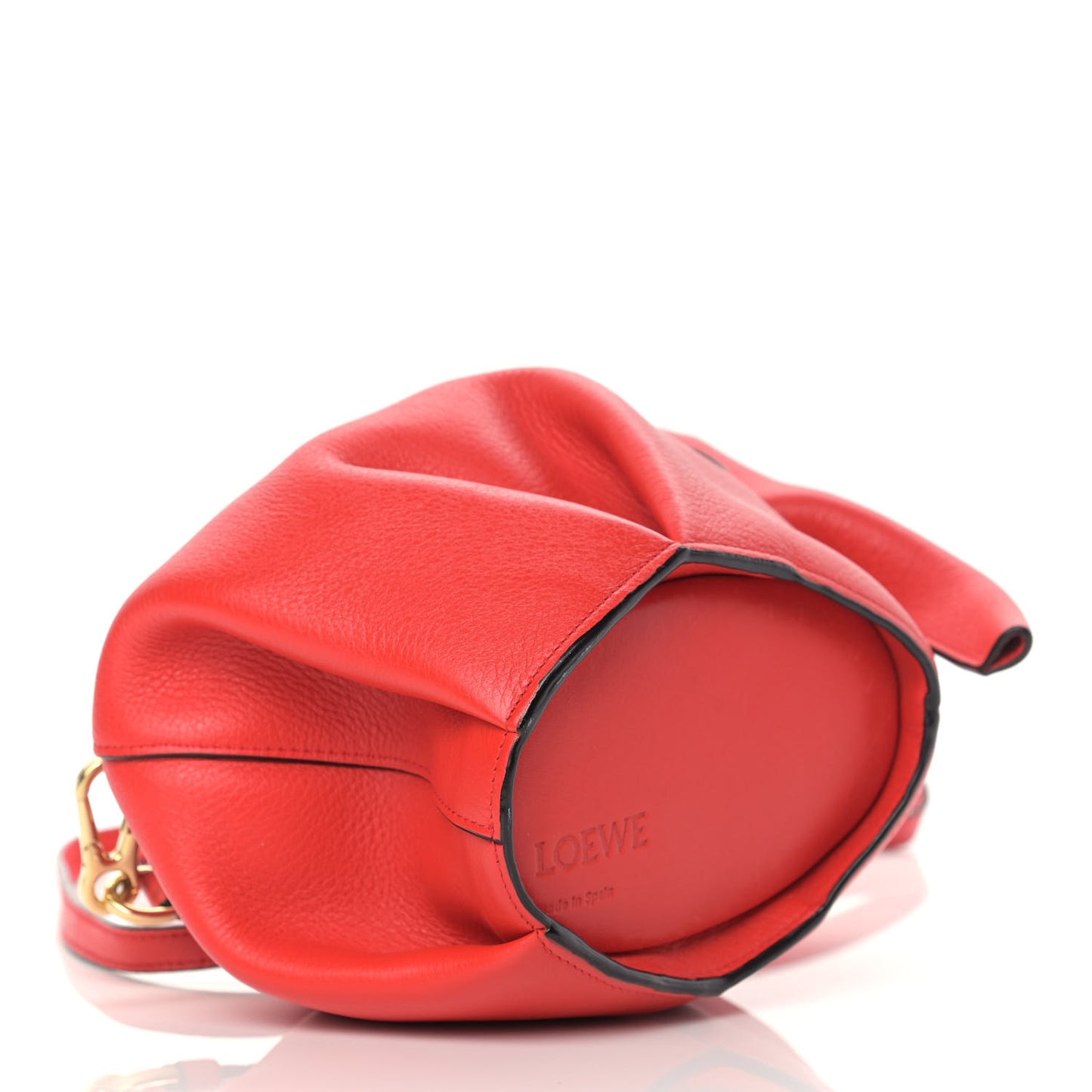 Calfskin Mini Elephant Crossbody Bag Scarlet Red