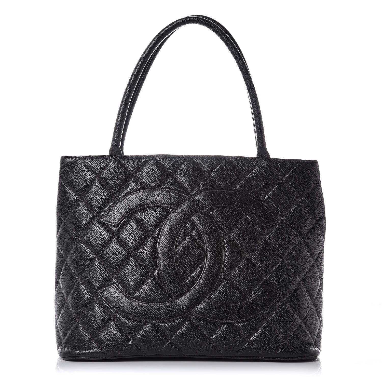 Chanel Caviar Quilted Medallion Tote Black 1 of 17
