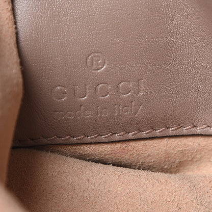 Gucci Calfskin Matelasse Mini GG Marmont Chain Bag Porcelain Rose 6 of 12