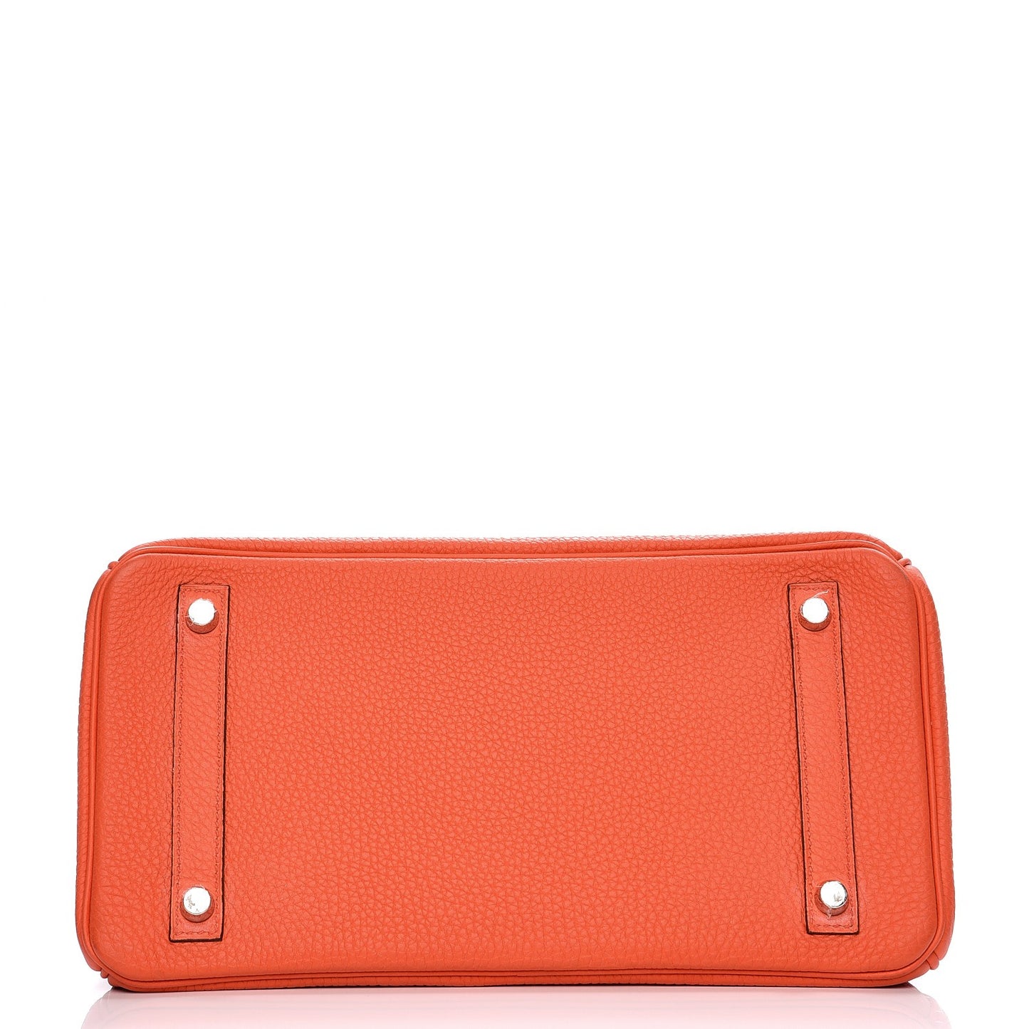 Taurillon Clemence Birkin 30 Orange Poppy