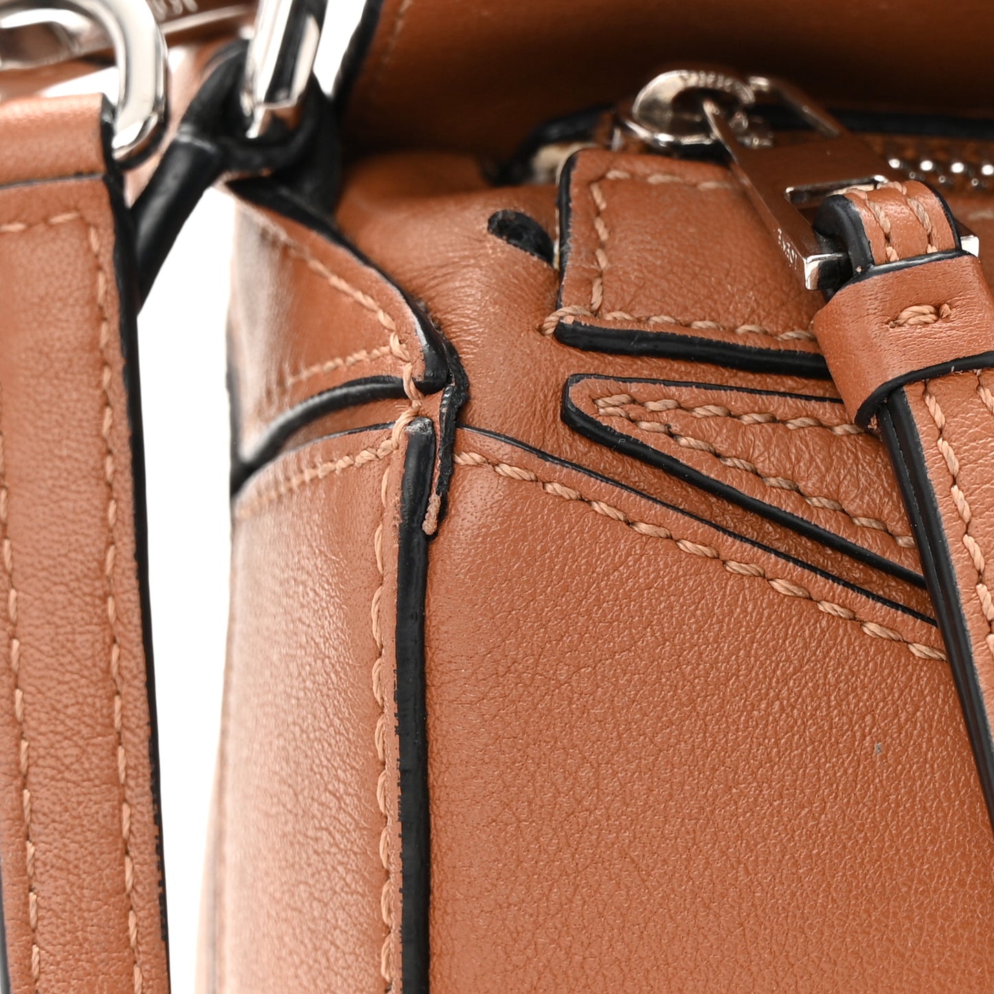 Calfskin Mini Puzzle Bag Tan