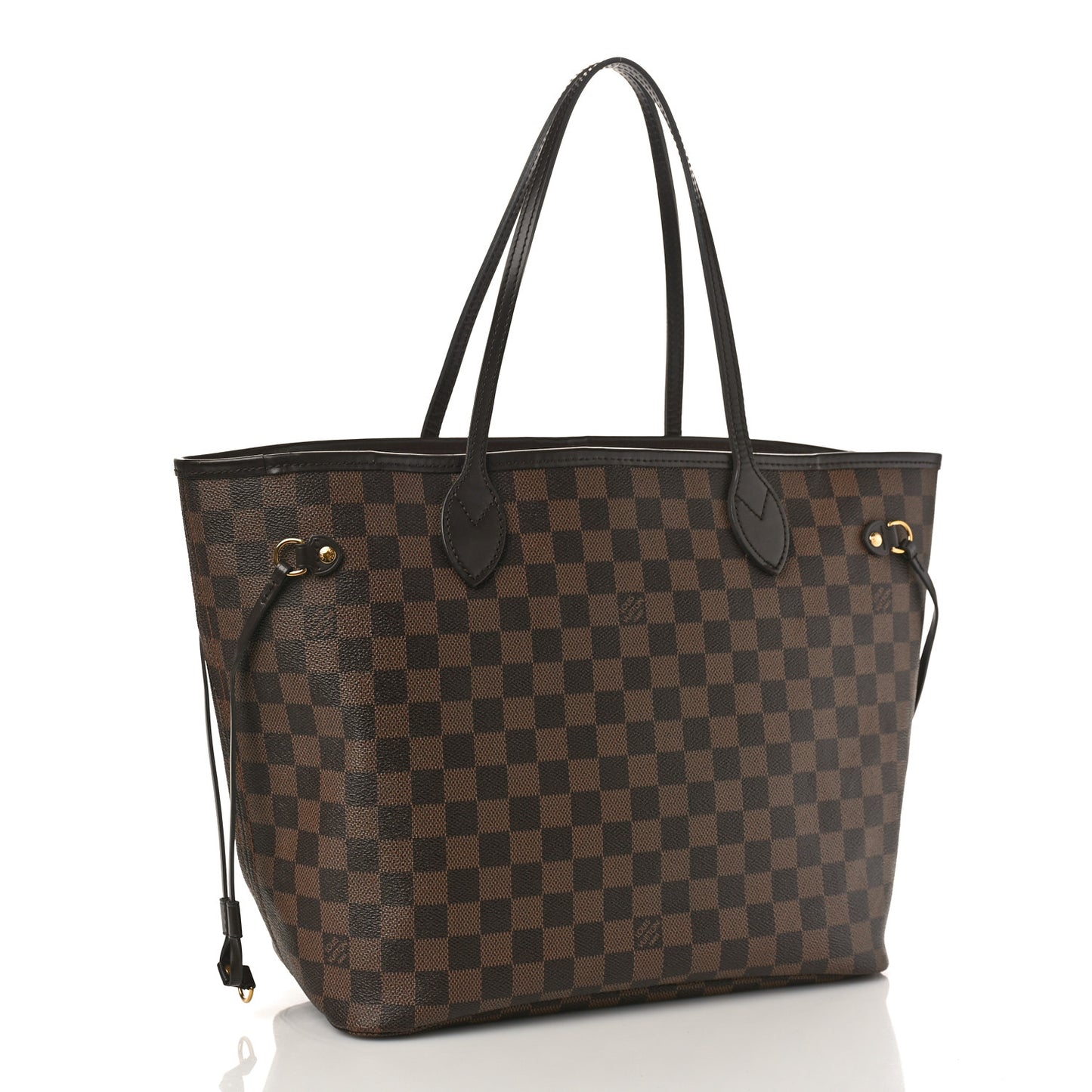 Damier Ebene Neo Neverfull MM Rose Ballerine