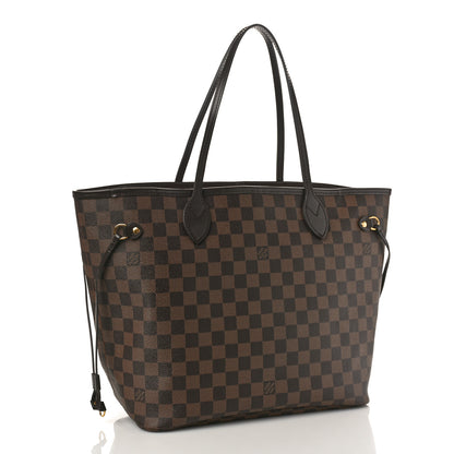Louis Vuitton Damier Ebene Neo Neverfull MM Rose Ballerine 3 of 10