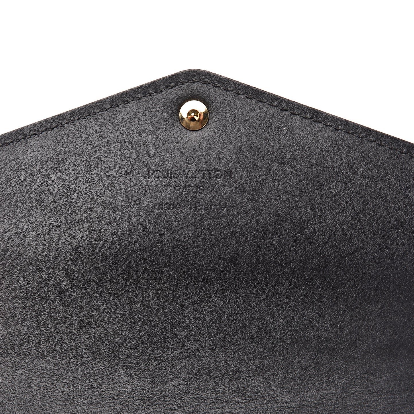 Vernis Sarah Compact Wallet Black Magnetique