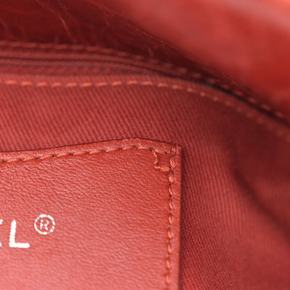 Chanel Glazed Calfskin Quilted Large Just Mademoiselle Bowling Bag Red 11 of 14