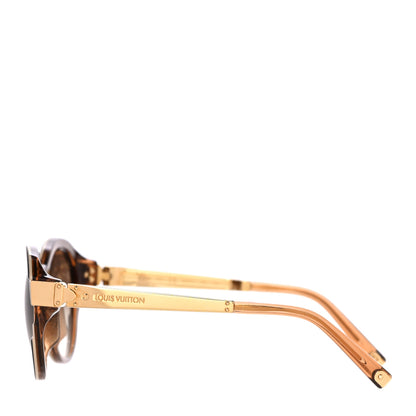 Louis Vuitton Petit Soupcon Cat Eye Sunglasses Z0487E Brown 2 of 7