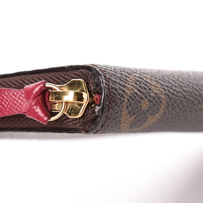 Louis Vuitton Monogram Clemence Wallet Fuchsia 8 of 10