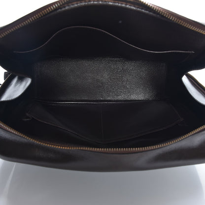 Hermes Box Shoulder Bag Chocolate 5 of 9