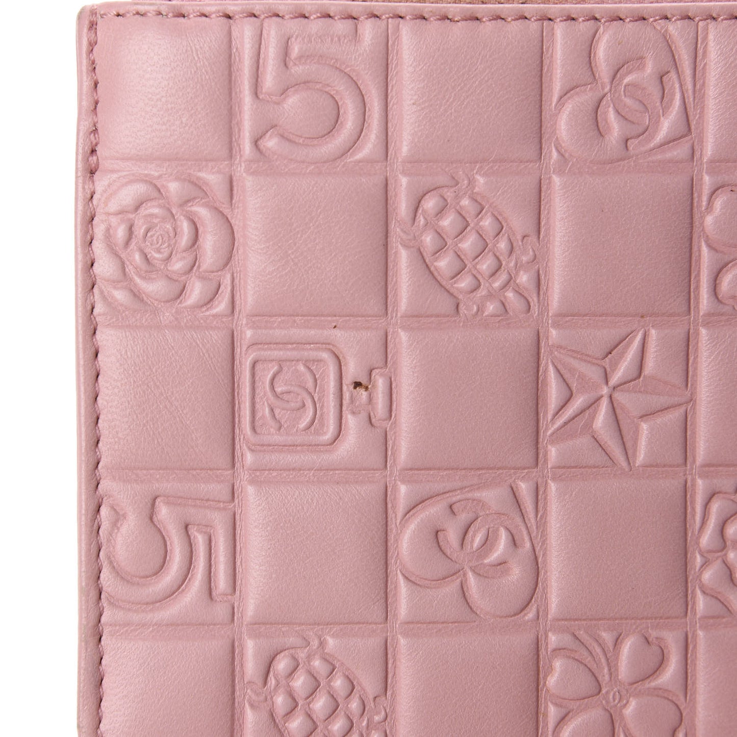 Lambskin Precious Symbols Pochette Pink