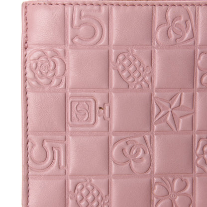 Chanel Lambskin Precious Symbols Pochette Pink 12 of 14