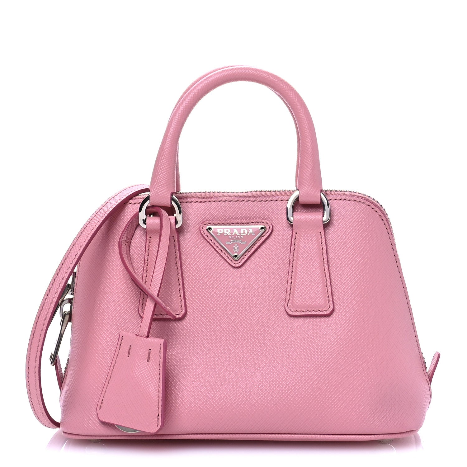Prada Saffiano Lux Mini Promenade Tote Petalo 1 of 11