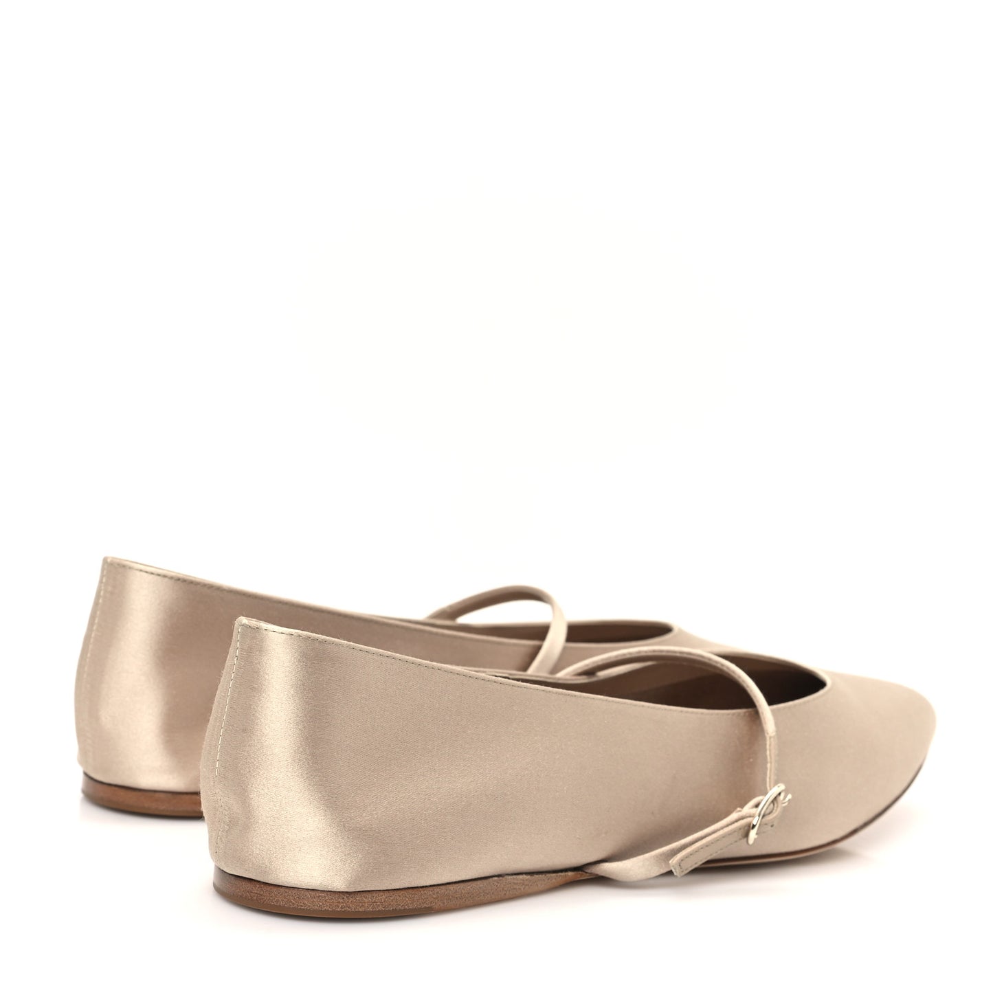 Satin Gio Ballet Flats 40 Partridge Pink