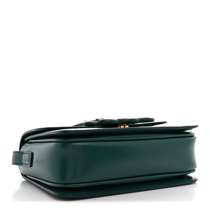 Celine Shiny Calfskin Teen Cuir Triomphe Pine Green 3 of 10