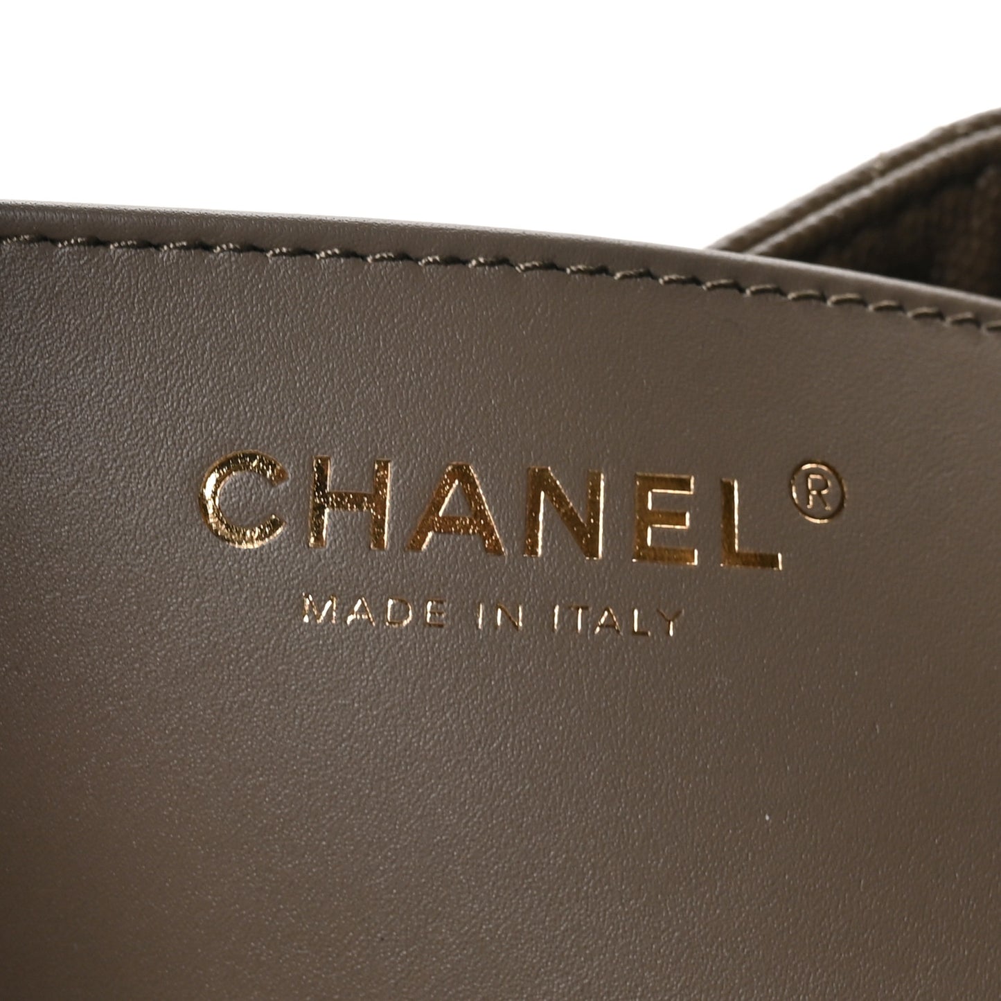 Caviar Quilted Small Chanel 25 Handbag Dark Khaki