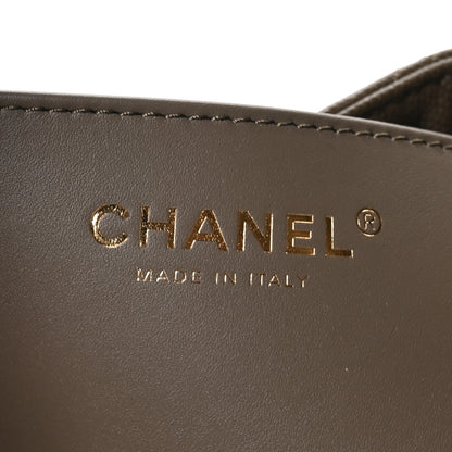 Chanel Caviar Quilted Small Chanel 25 Handbag Dark Khaki 6 of 11