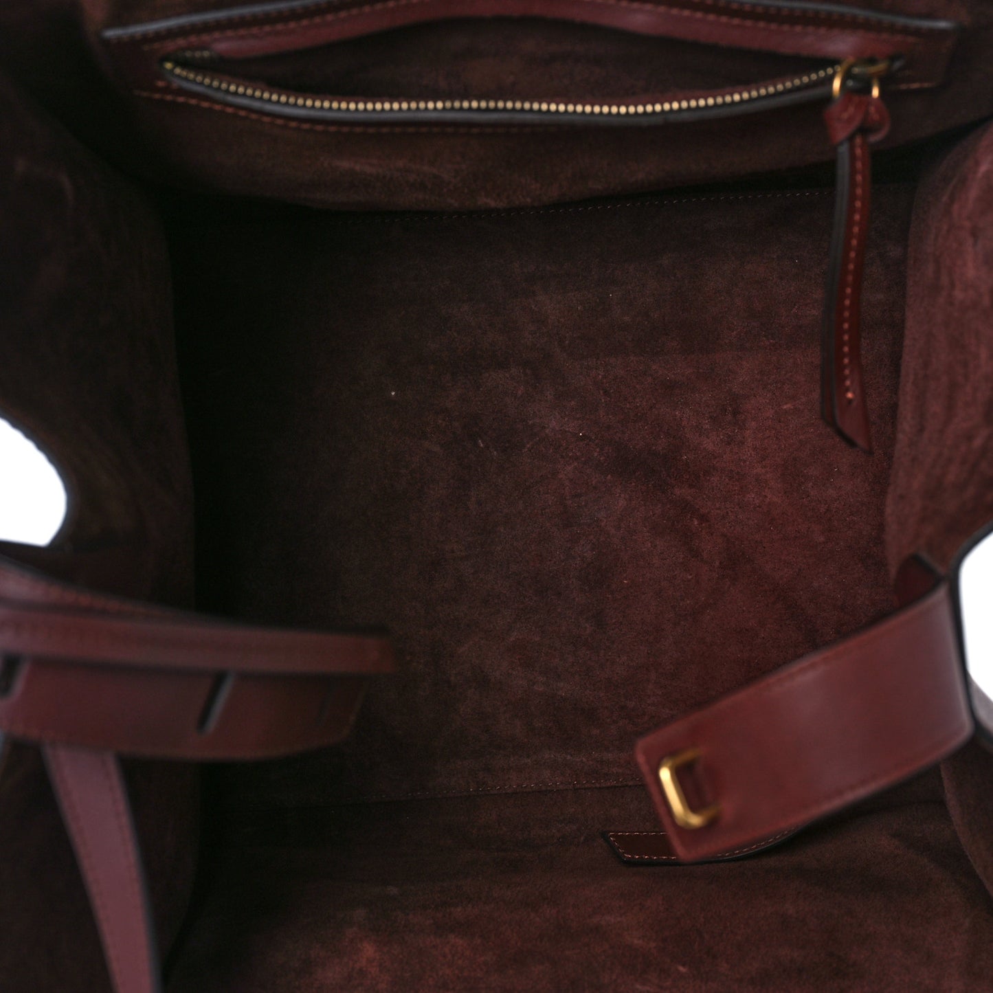 Supple Calfskin Medium Phantom Luggage Burgundy