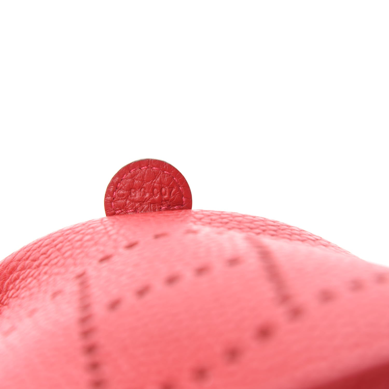 Hermes Taurillon Clemence Evelyne TPM Rouge Casaque 9 of 10