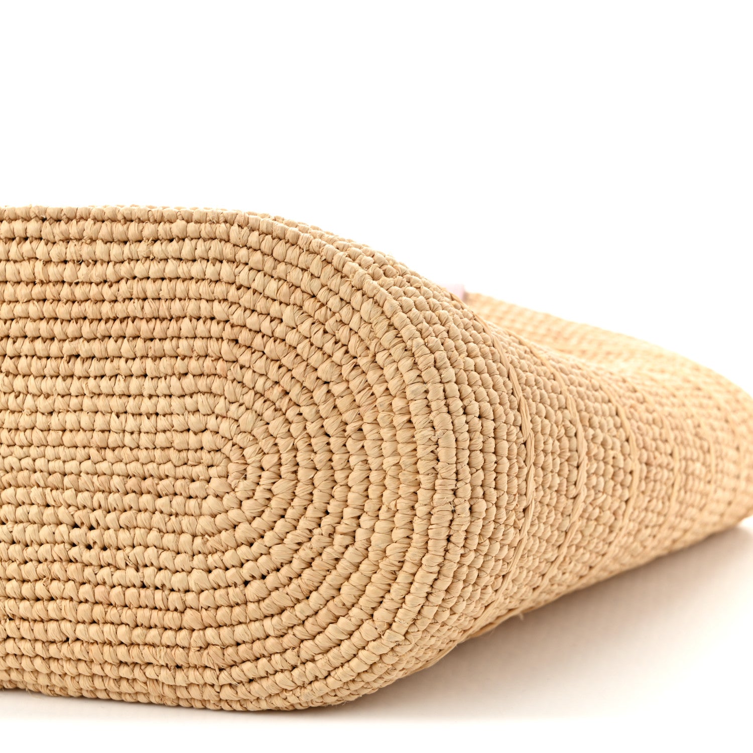 Celine Raffia Calfskin Triomphe Teen Panier Bleached Pink 9 of 9