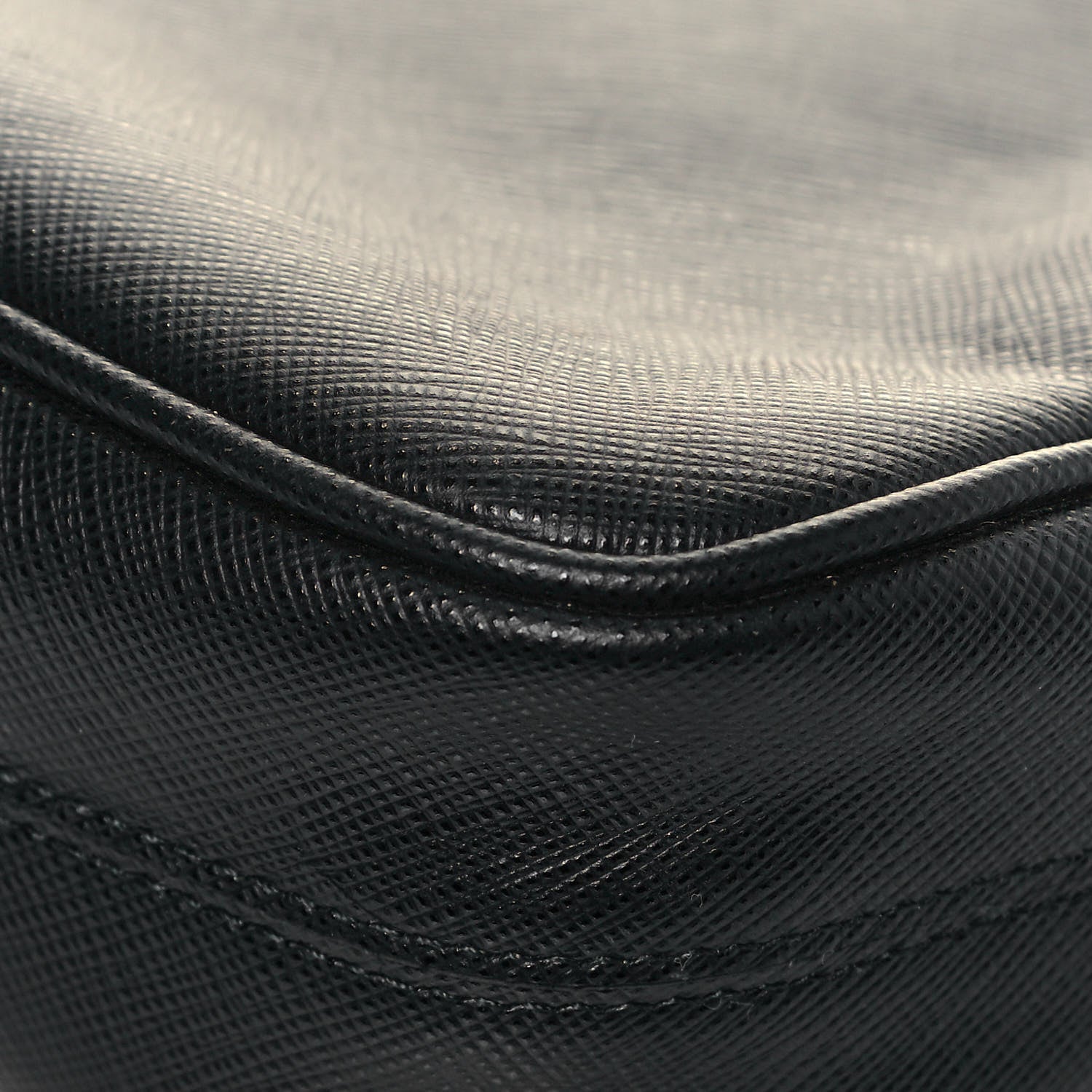 Prada Saffiano Lux Re-Edition 2005 Shoulder Bag Black 10 of 12