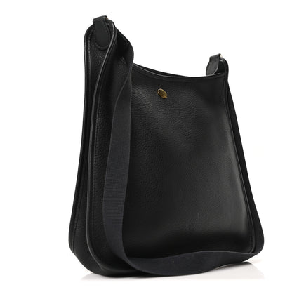 Hermes Taurillon Clemence Vespa PM Black 3 of 10