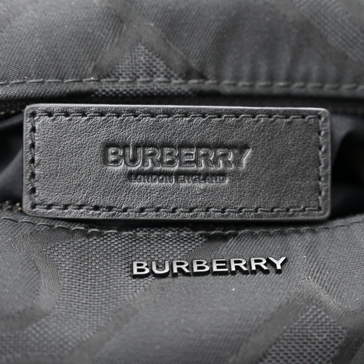 Burberry Jacquard Logo TB Sound Bag Black 6 of 10