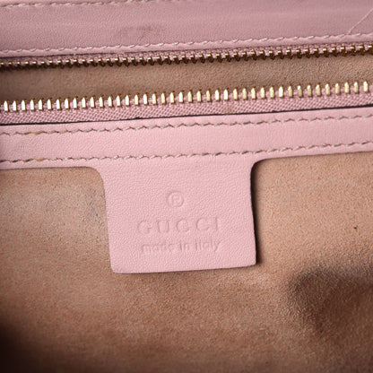 Gucci GG Supreme Monogram Calfskin Medium Padlock Shoulder Bag Beige Perfect Pink 7 of 8