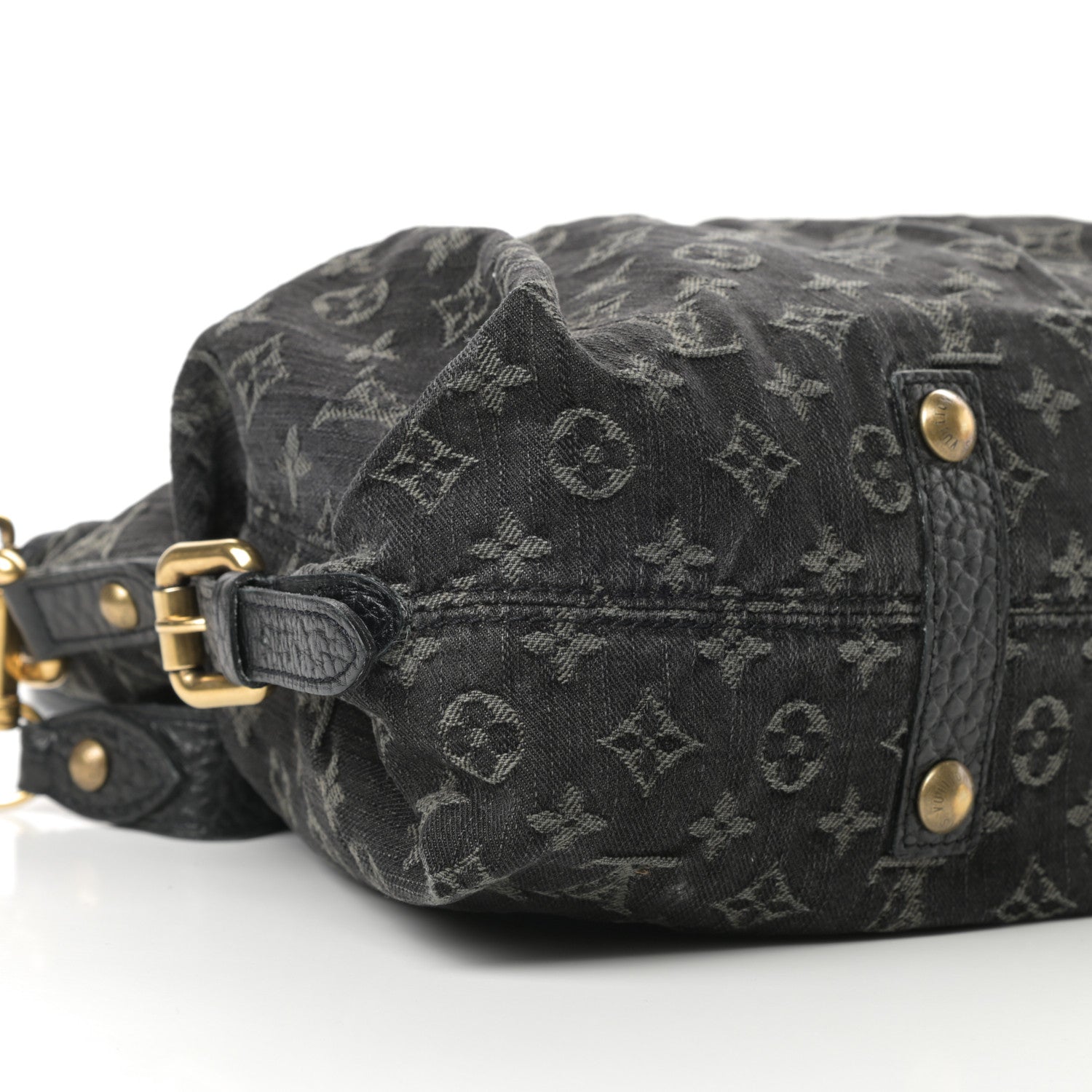 Louis Vuitton Denim Neo Cabby MM Black 9 of 18