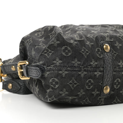 Louis Vuitton Denim Neo Cabby MM Black 9 of 18