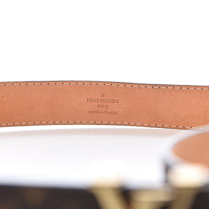 Louis Vuitton Mini Monogram 25mm LV Initiales Belt 80 32 5 of 11