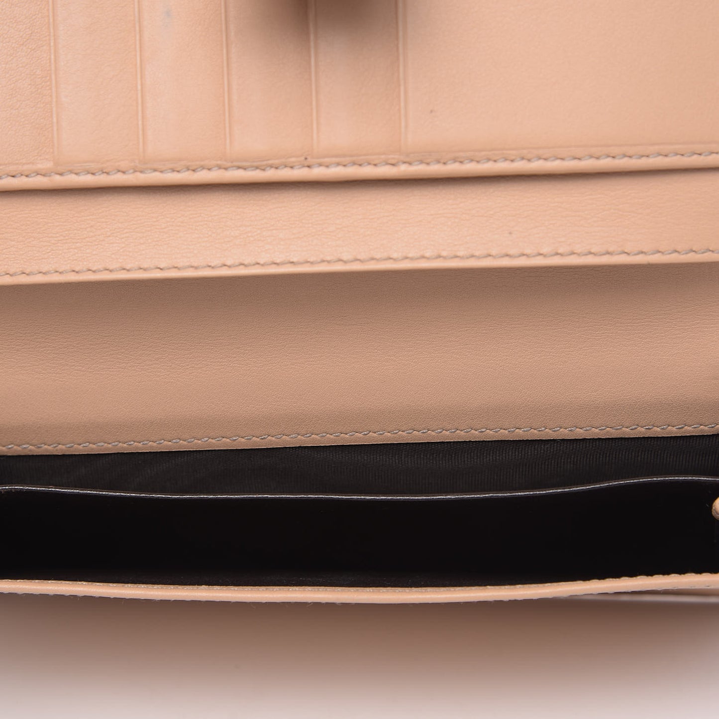 Guccissima Continental Heart Wallet Beige