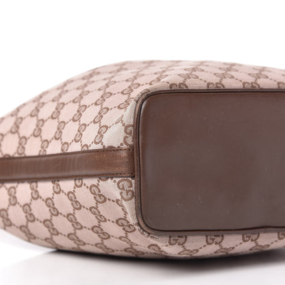 Gucci Monogram Hobo Dark Brown 6 of 10