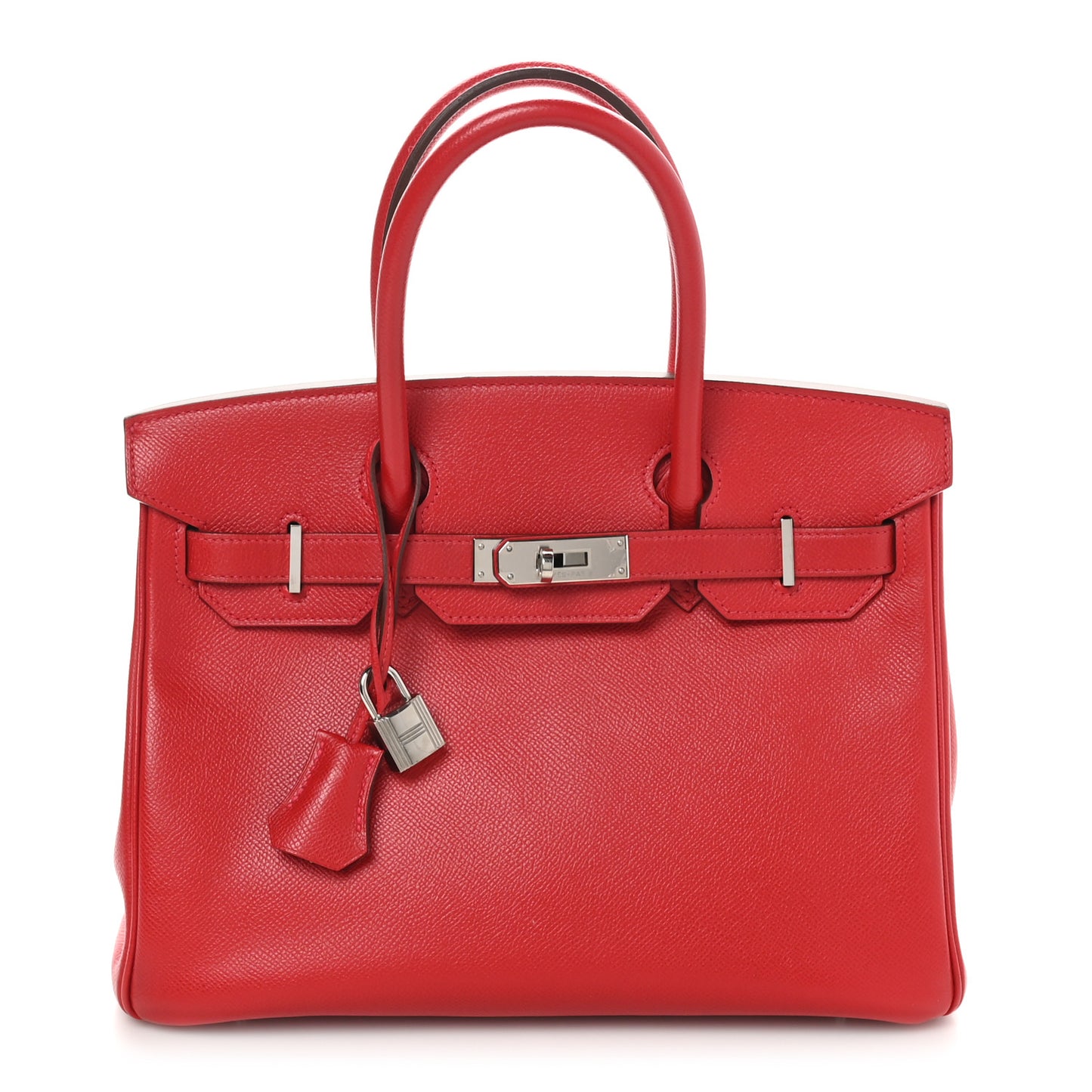 Epsom Birkin 30 Rouge Casaque