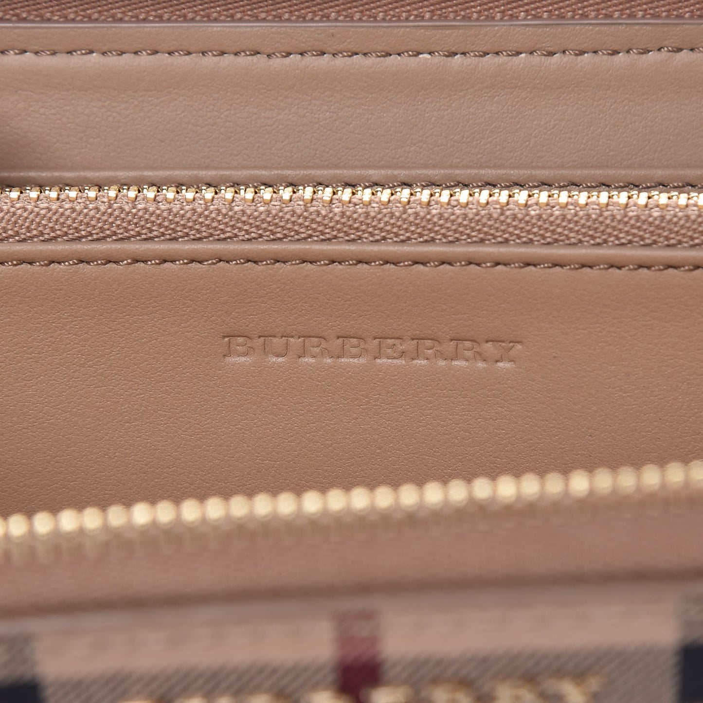 Haymarket Check Zip Around Wallet