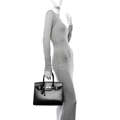 Hermes Box Birkin Sellier 30 Black 2 of 12