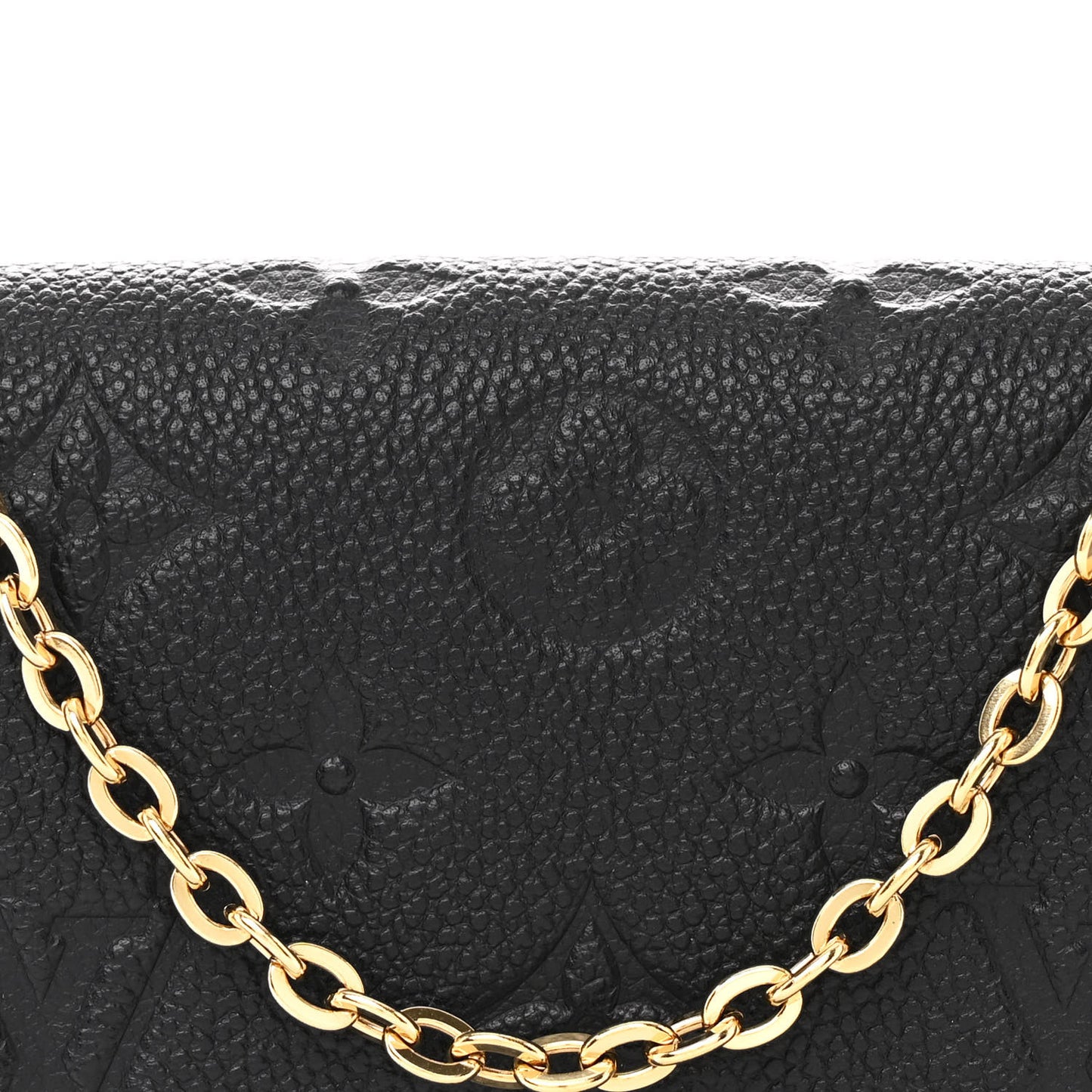 Empreinte Pochette Felicie Chain Wallet Black
