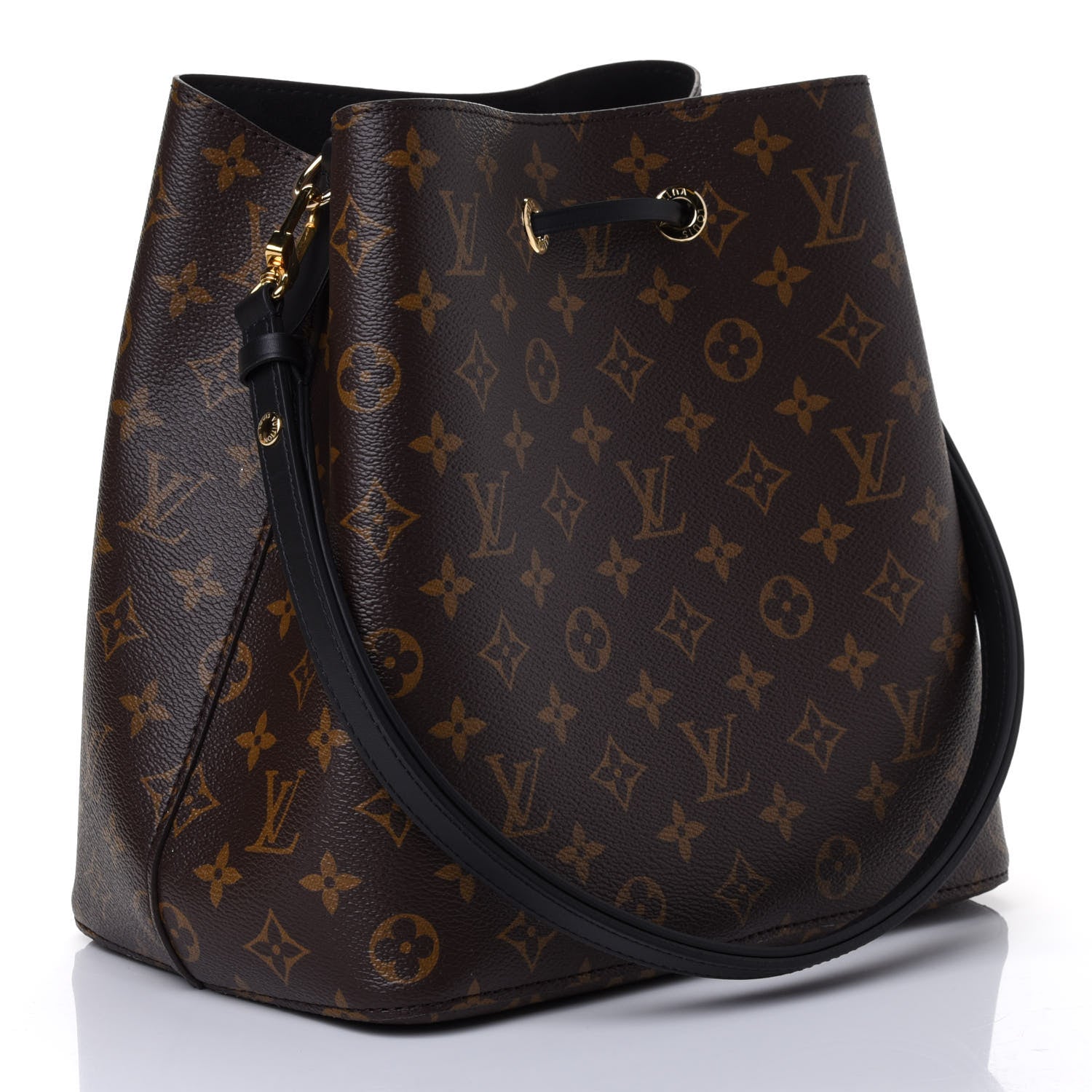 Louis Vuitton Monogram Neonoe MM Black 2 of 4