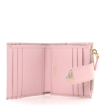 Prada Saffiano Small Triangle Wallet Alabastro 5 of 7