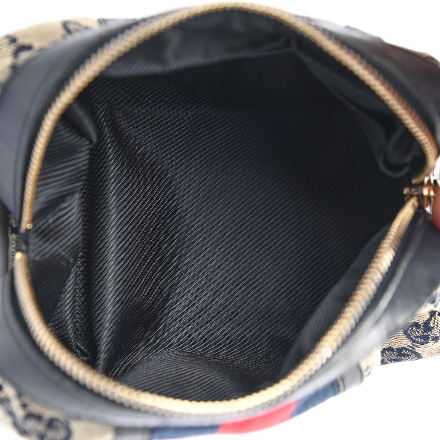 Monogram Web Small Cosmetic Case Navy