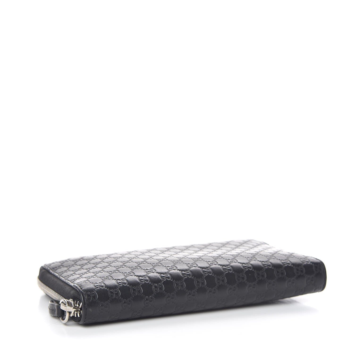 Gucci Microguccissima Large Zip Around Organizer Wallet Black 4 of 7