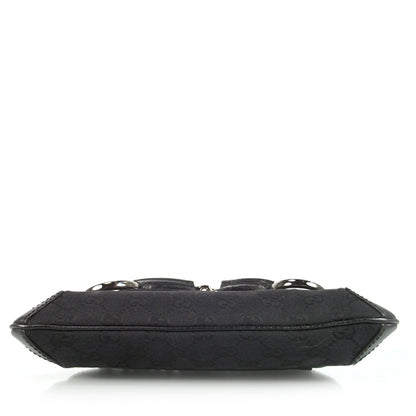Gucci Monogram Horsebit Clutch Black 4 of 8