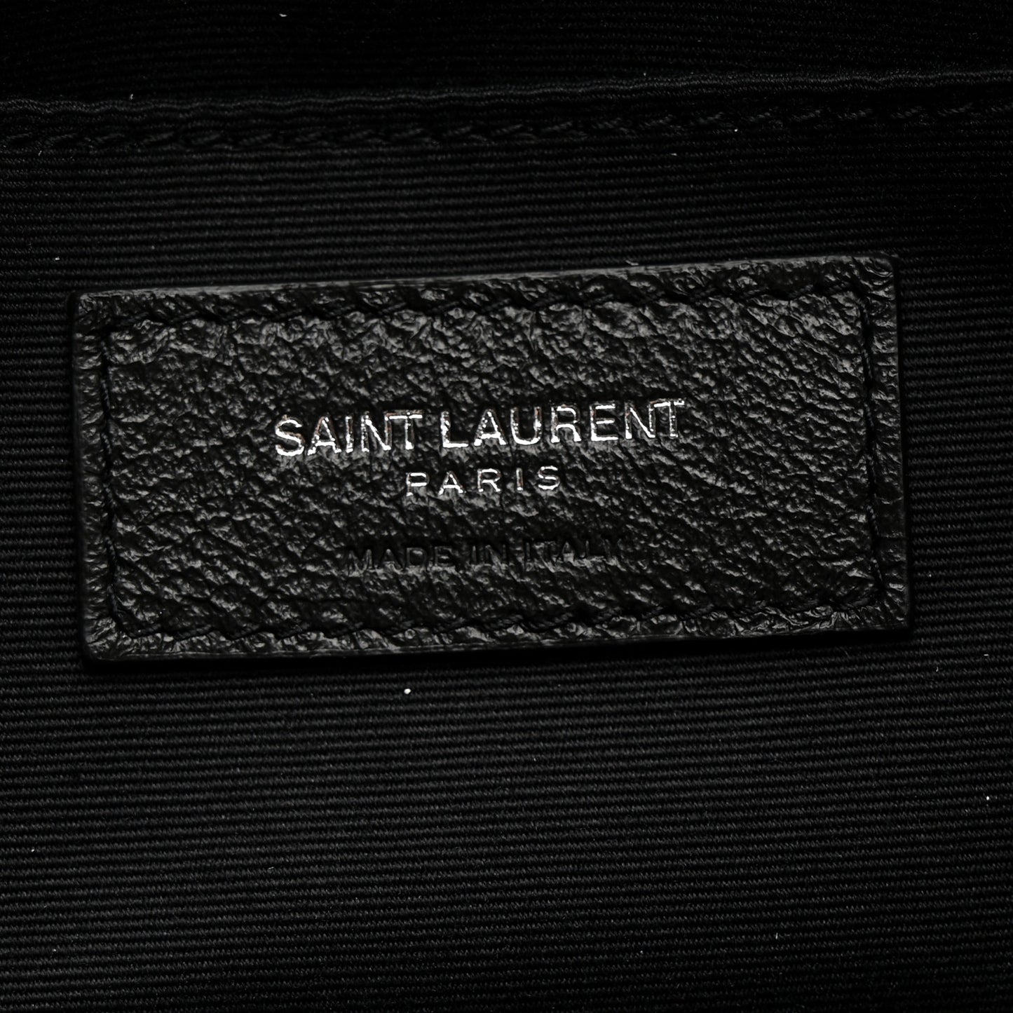 Lambskin Monogram Small Lou Camera Bag White