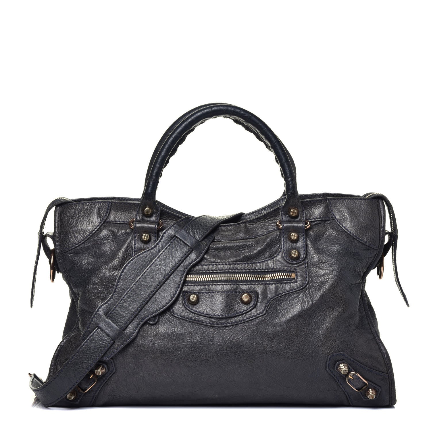 Balenciaga Agneau Giant 12 Rose Gold Hardware City Anthracite 1 of 9