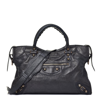 Balenciaga Agneau Giant 12 Rose Gold Hardware City Anthracite 1 of 9