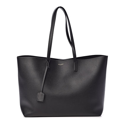 Saint Laurent Calfskin Large Shopping Tote Black 3 of 10