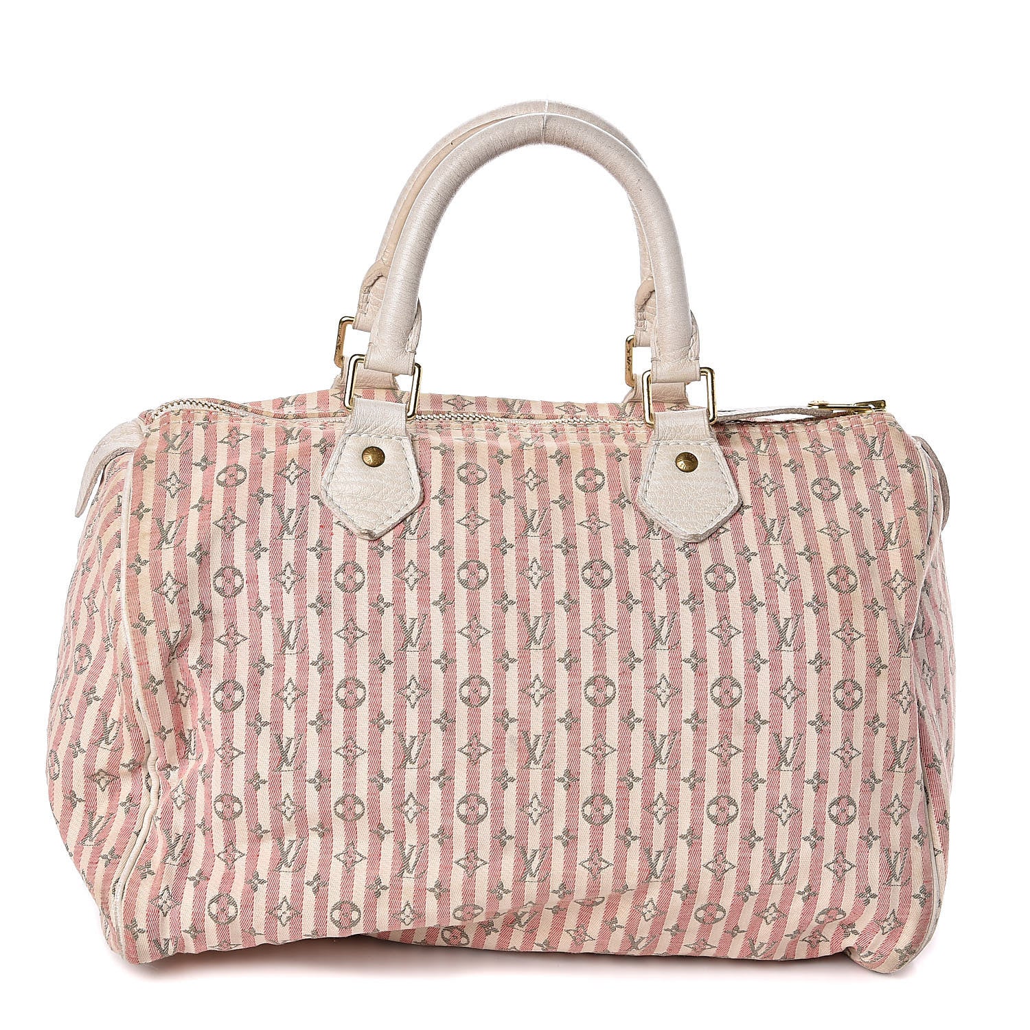 Louis Vuitton Mini Lin Croisette Speedy 30 Rouge 1 of 19