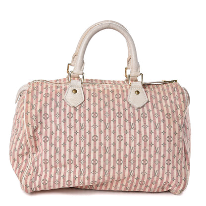 Louis Vuitton Mini Lin Croisette Speedy 30 Rouge 1 of 19