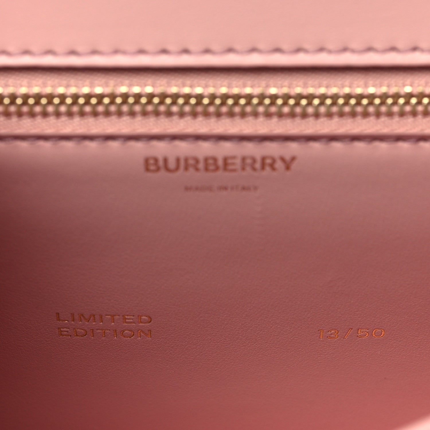 Burberry Calfskin Crystal Mini TB Bag Dusky Dusky Pink 7 of 13