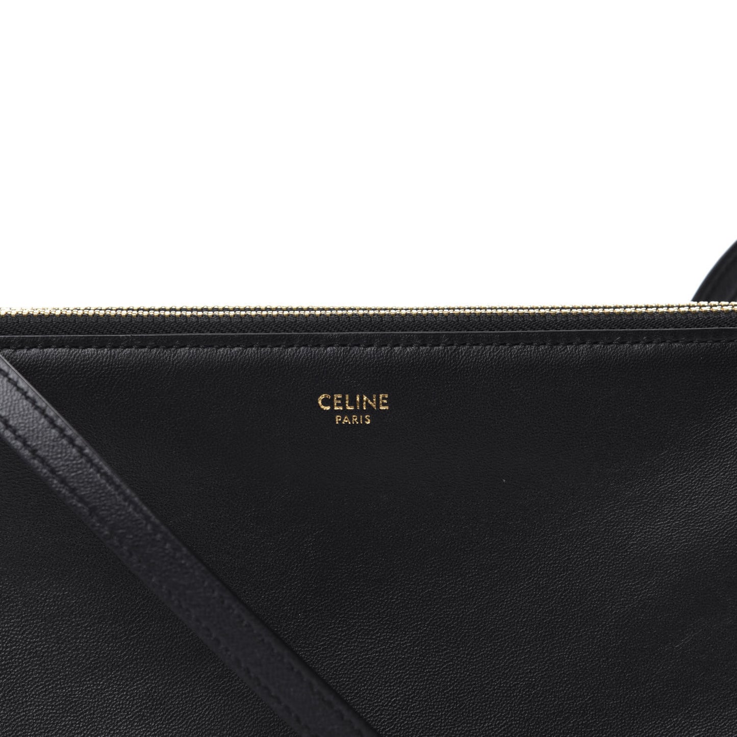 Lambskin Large Trio Crossbody Bag Black