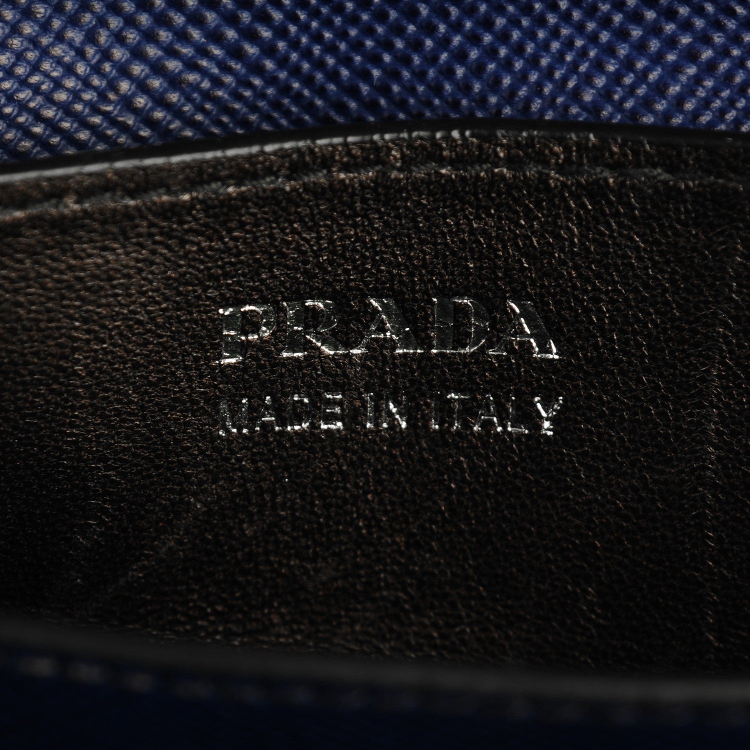 Prada Saffiano Cuir Small Double Handle Tote Inchiostro 6 of 9